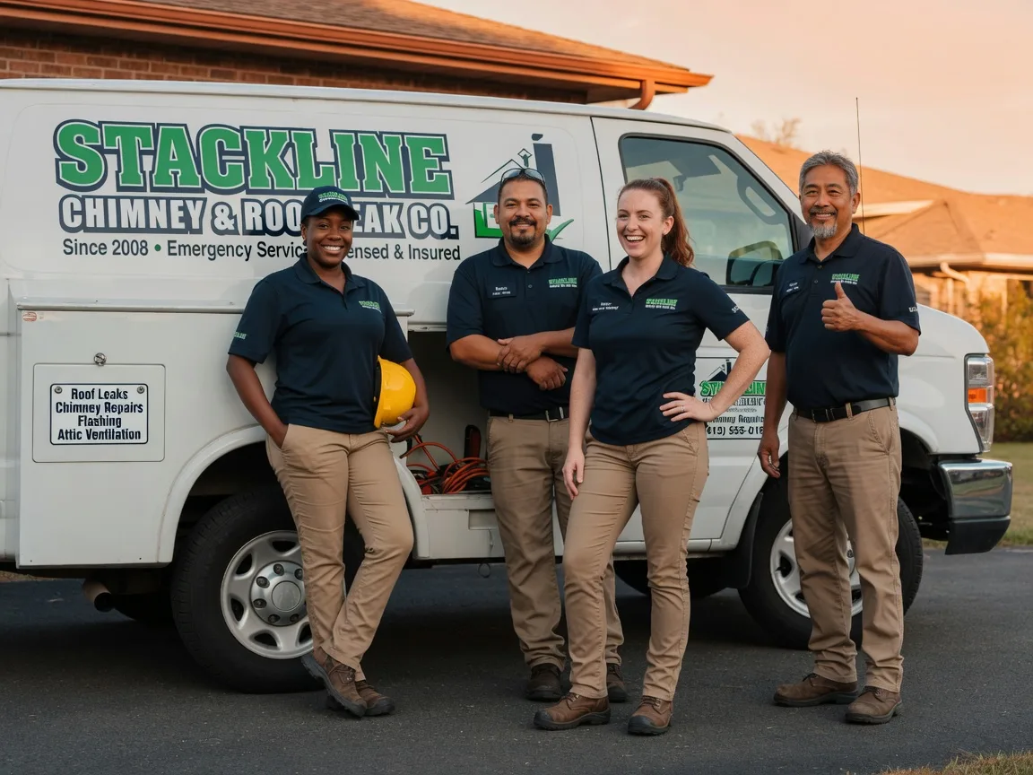 Chimney flashing repair company in Mason City, IA
